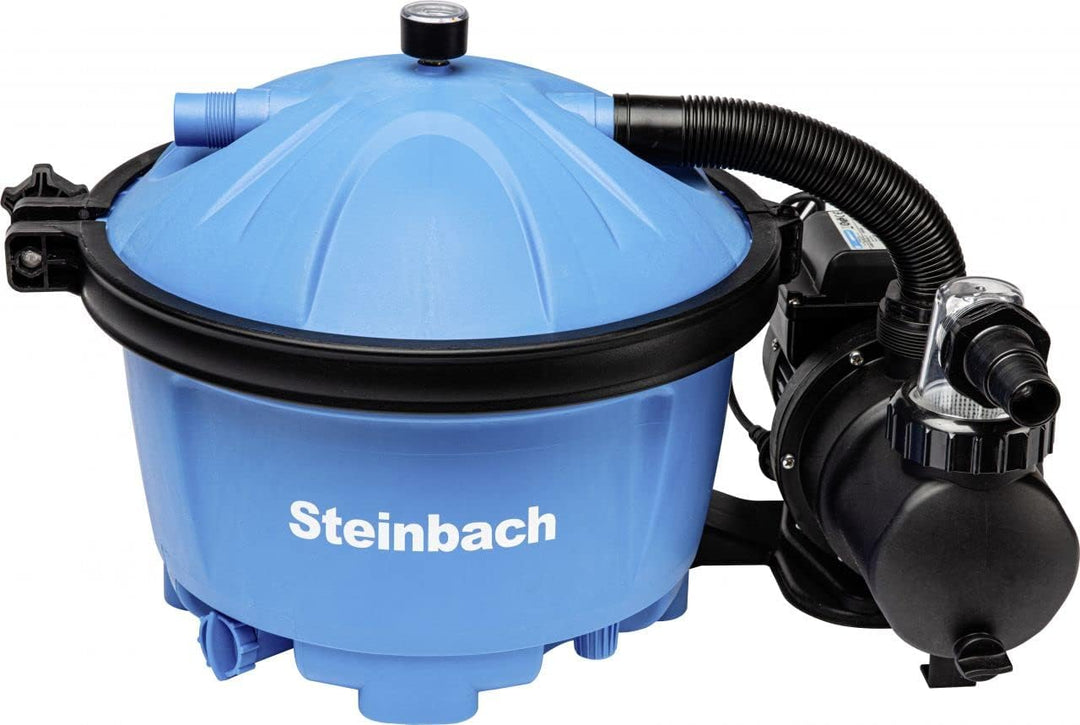 Steinbach Filteranlage Active Balls 50 – 040220 – Selbstsaugende Pumpe für Pools mit bis zu 22.000 l