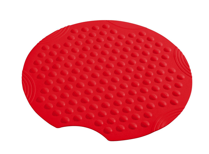 RIDDER Duscheinlage Tecno rot Ø 55 cm, Rot