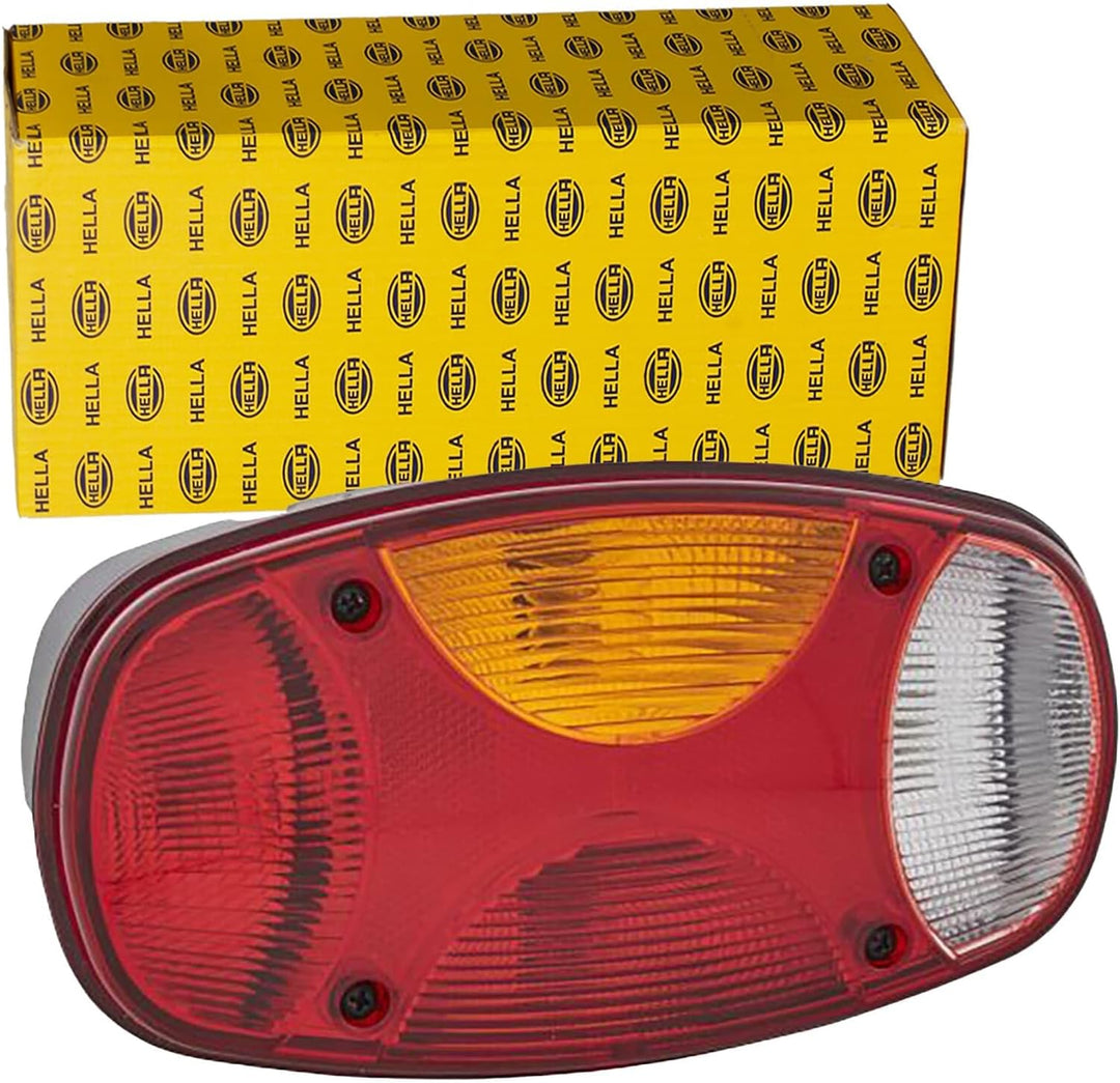 HELLA - Heckleuchte - Cargoluna - Glühlampe - 24V - Anbau/geschraubt - Lichtscheibenfarbe: mehrfarbi