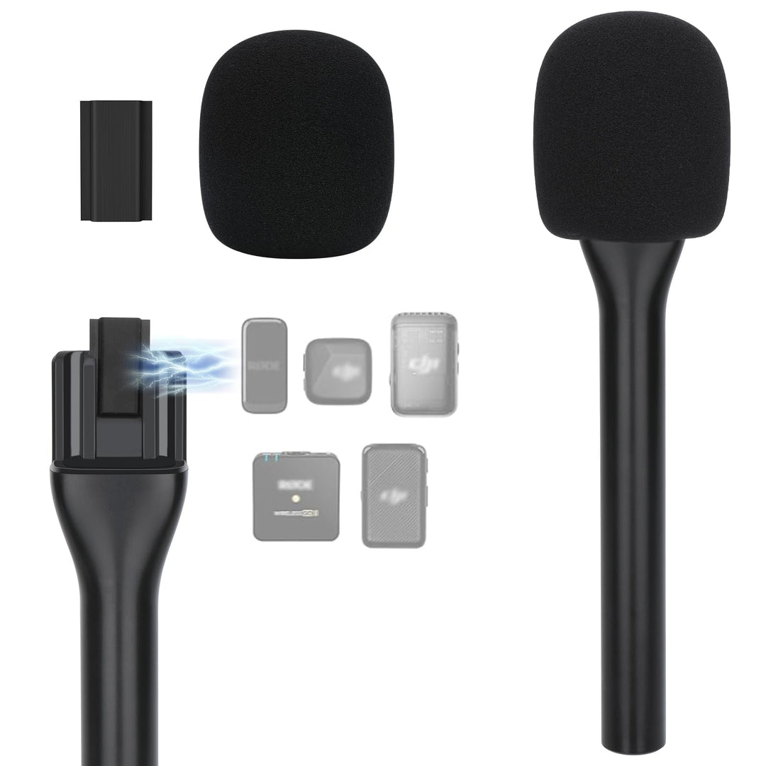 YOUSHARES Handheld Adapter für DJI Mic 3, DJI Mic Mini/1/2, Hollyland Lark M2/A1, Rode Wireless GO 1