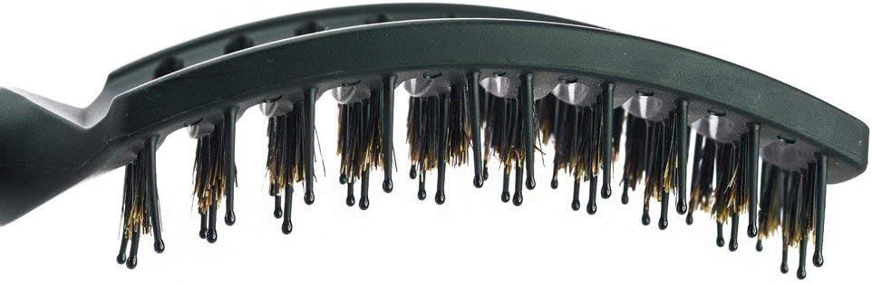 Kent 100% Boar Bristle Curved Nylon Brush - KS02 by Unknown