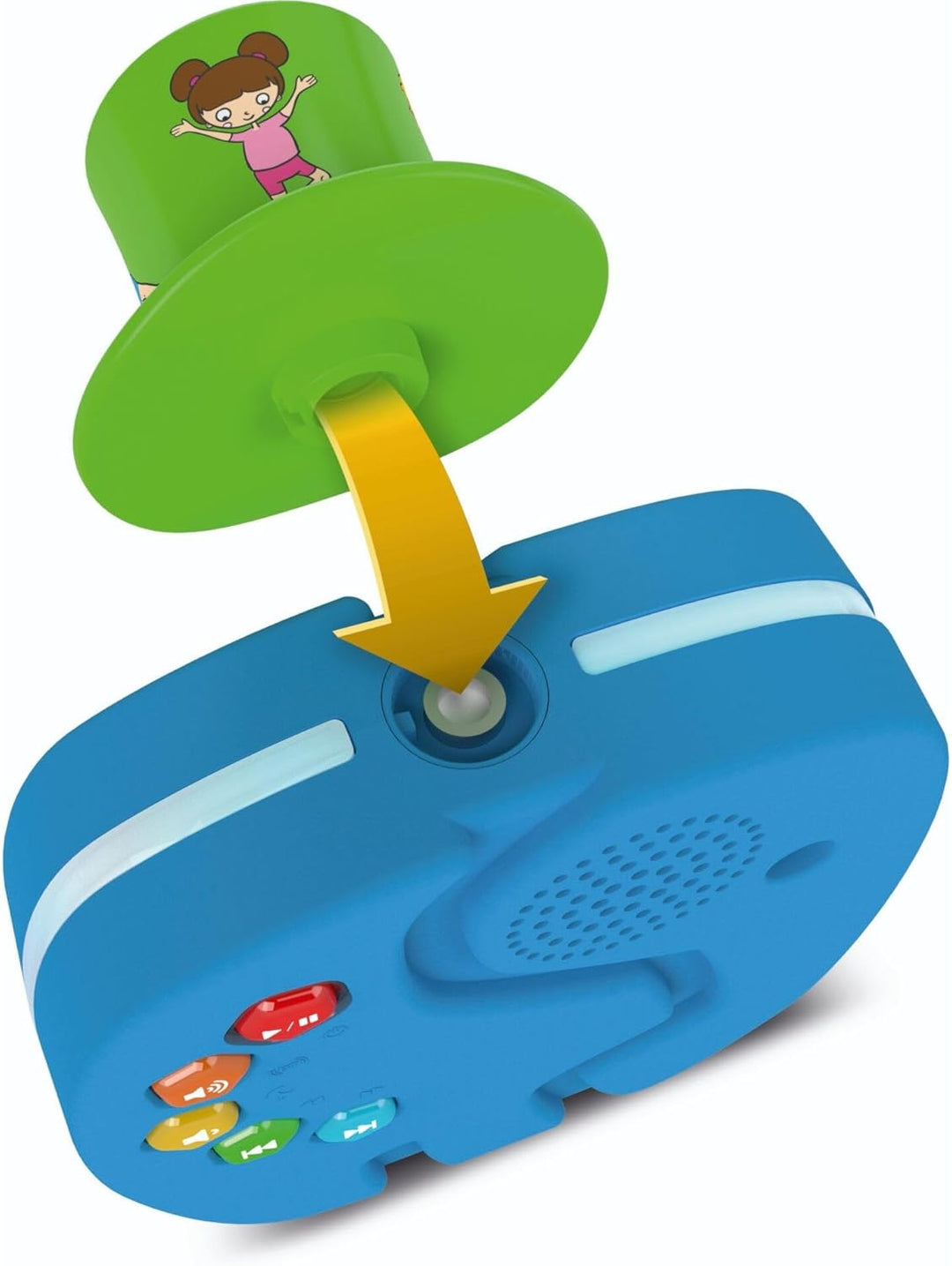 TechniSat TECHNIFANT - Audioplayer und Bluetooth-Lautsprecher für Kinder (inkl. Nachtlicht, mit MP3