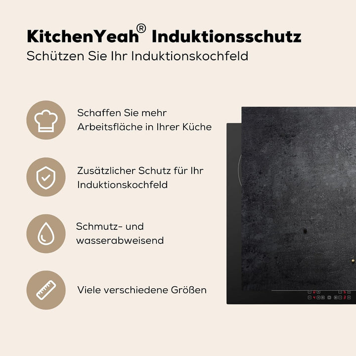 KitchenYeah© Herdabdeckplatte Einteilig Ceranfeld Abdeckplatte für | 83x51 cm - Induktionsschutz Cer
