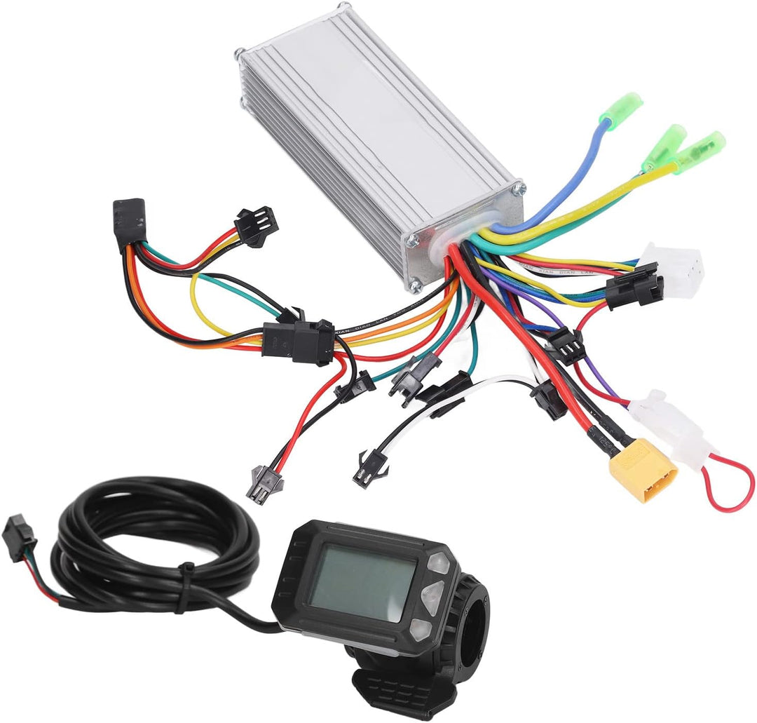 BuyWeek Brushless Motor Controller Kit, 36V 48V 500W Bürstenloser Motor Controller LCD Anzeigefeld K