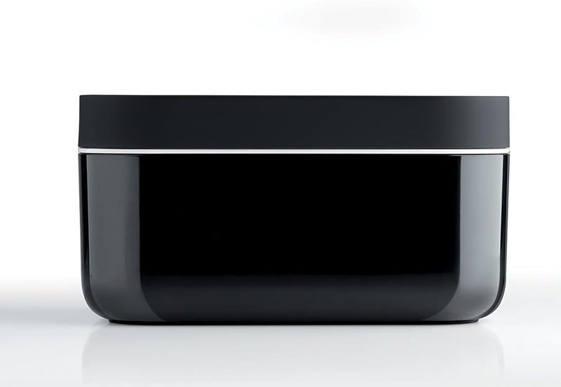 Lékué Eiswürfelbox, schwarz, 12x22x8 cm, Schwarz