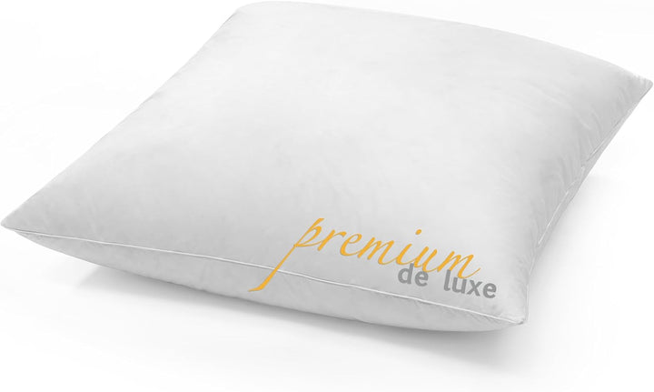 HANSKRUCHEN® Premium de Luxe Daunenkissen 80x80 cm - Made in Germany Daunen Kopfkissen aus 100% Baum