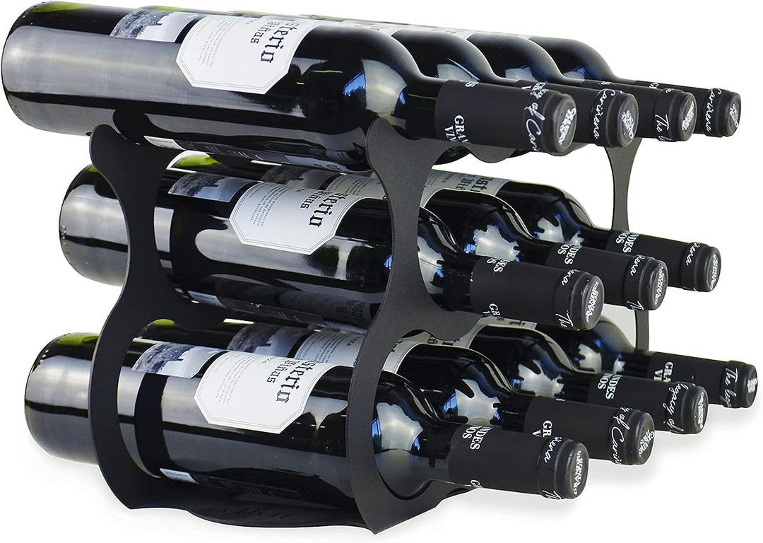 Weinregal für 11 Weinflaschen. (Schwarz x 1), Schwarz X 1