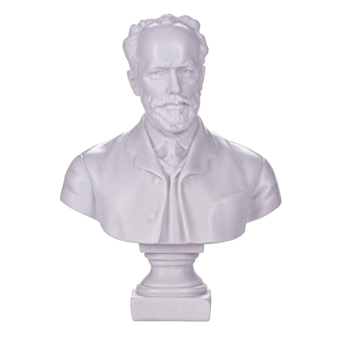 danila-souvenirs Russischer Komponist Pjotr Tschaikowski marmor Büste Statue Skulptur 19,5 cm