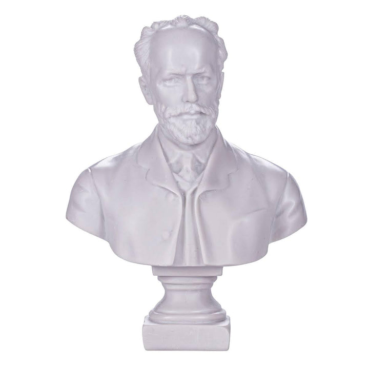 danila-souvenirs Russischer Komponist Pjotr Tschaikowski marmor Büste Statue Skulptur 19,5 cm