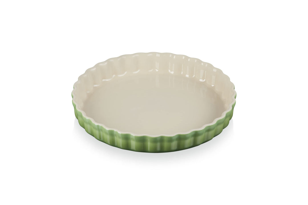 Le Creuset Tarteform aus Steinzeug, 28 cm, 2.1 Liter, Bamboo, 71120284080001 Bamboo 28 cm, Bamboo 28