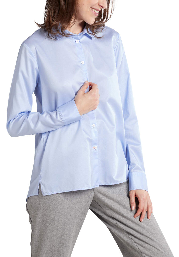 eterna Langarm Bluse 1863 by Premium unifarben