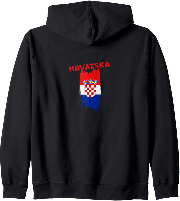 Flagge Kroatien Kapuzenjacke