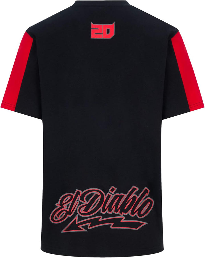 Camiseta Fabio Quartararo 20 EL Diablo S Schwarz, S Schwarz