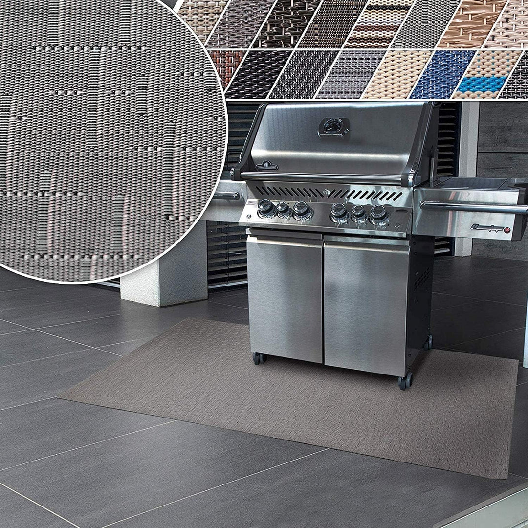 Floordirekt Grillschutzmatte | Schwer entflammbar | 2 Grössen | 5 Designs | Grillmatten zum Grillen