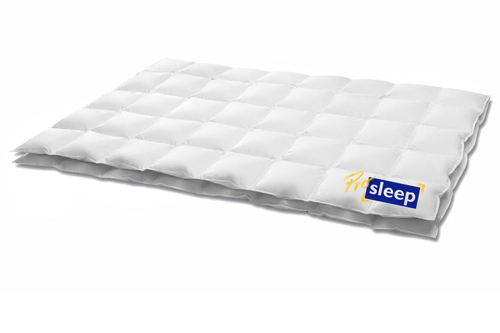 HANSKRUCHEN® Pro Sleep Daunendecke 135x200 cm - Extra leicht / Sommer - Made in Germany Kassettendec