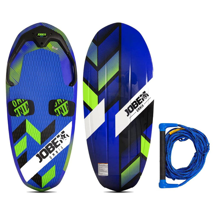 Jobe Omnia Multiboard Set, Surfboard Kneeboard Bodyboard Wakeboard mit Leine Rope