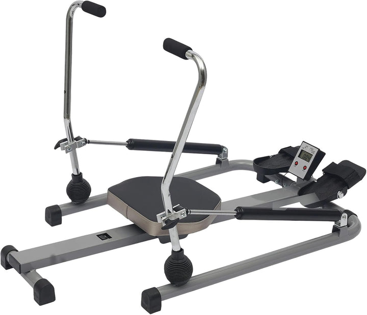 106cm X 66cm X 10cm Rudergerät Für Zuhause, LCD-Display, Einstellbarer Widerstand 15-55kg, Für Fitne