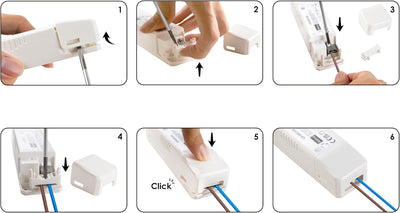 illuburg LED Trafo 24V 120W Flackerfrei für LED Strip Lampe LED Netzteil Treiber Transformator Drive