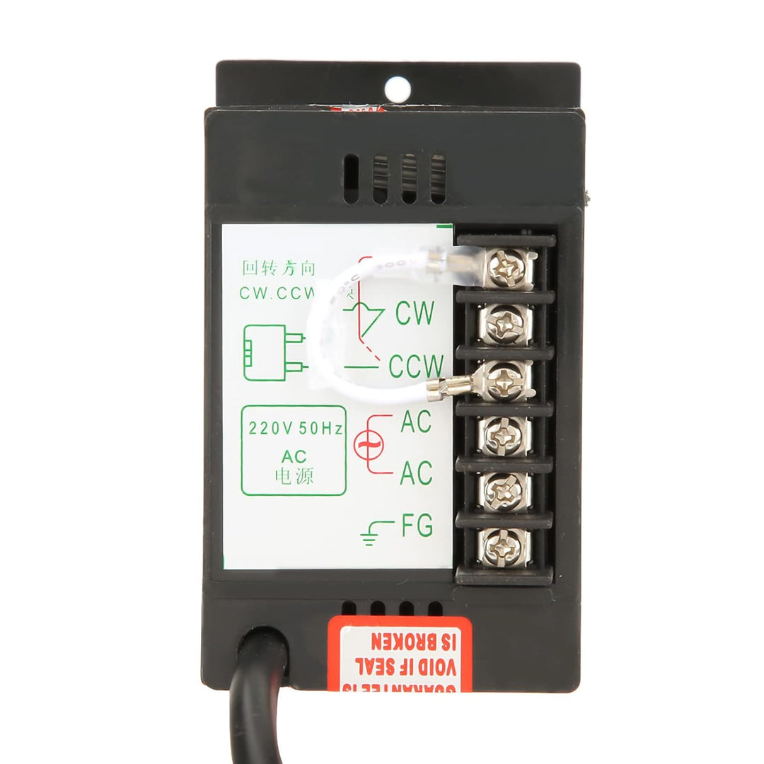 Elektrischer Getriebemotor, AC 220V 6W Einphasen-Asynchrongetriebemotor Verzögerung einstellbare Dre