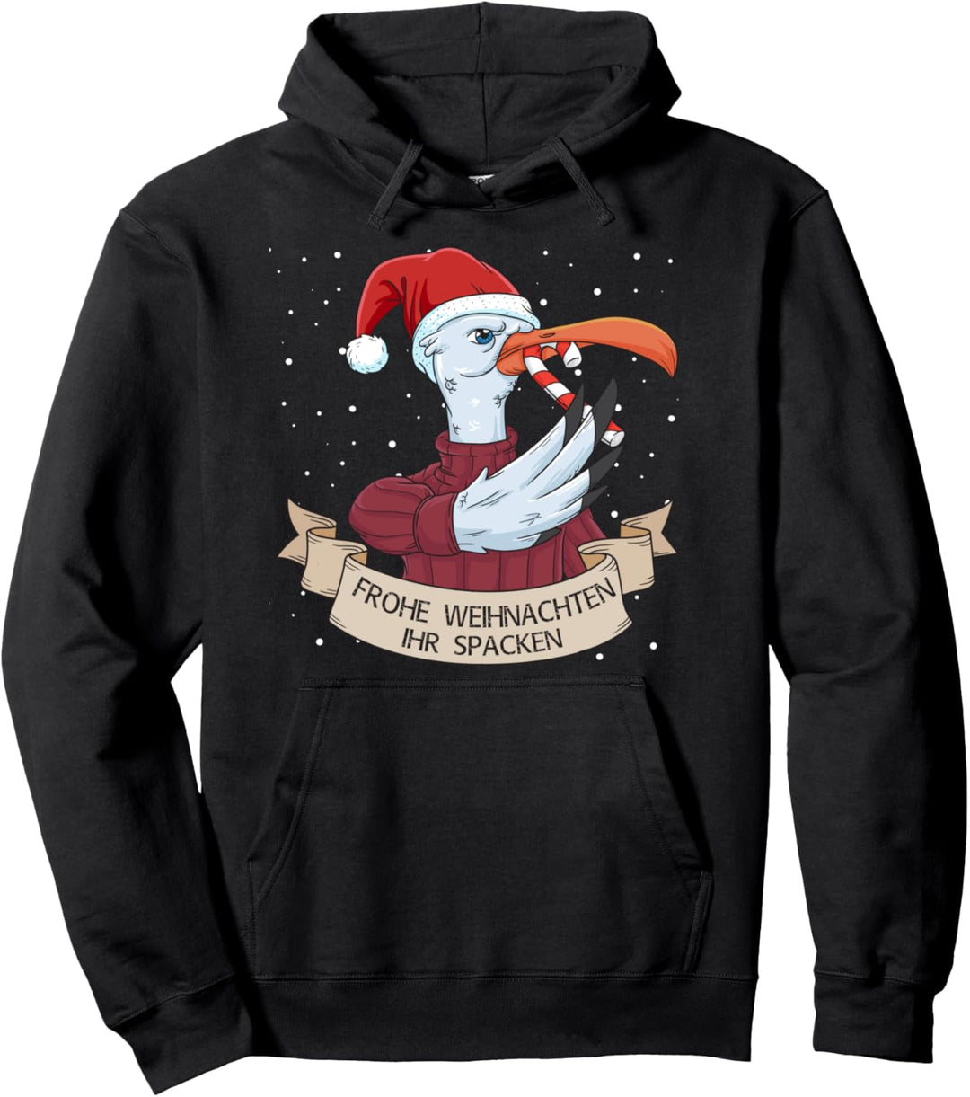 Frohe Weihnachten Ihr Spacken Möwe Norden Geschenk Pullover Hoodie