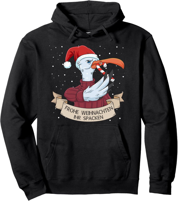 Frohe Weihnachten Ihr Spacken Möwe Norden Geschenk Pullover Hoodie