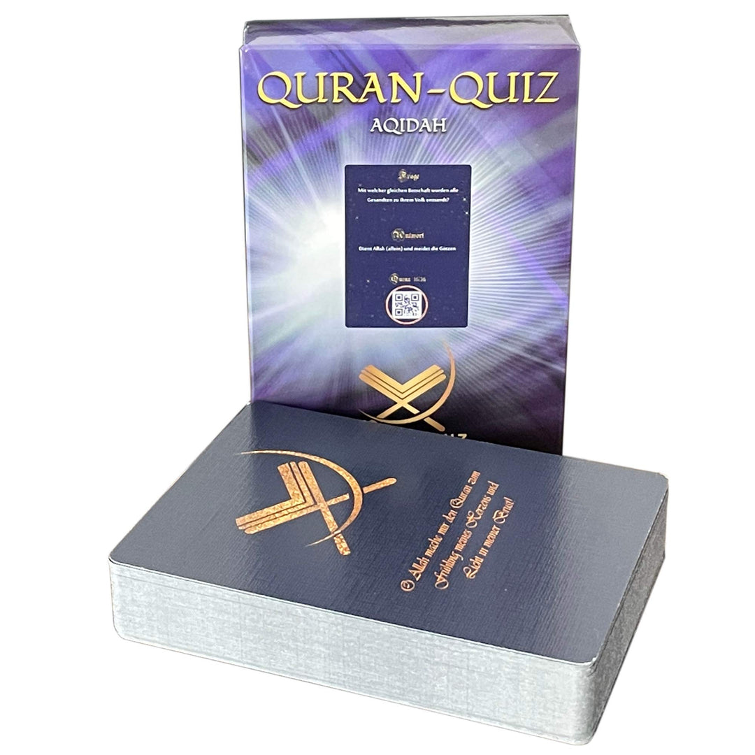 Islamisches Geschenk Spiel Quiz Quran Fragen über Koran und Islam inklusive eigene muslimquiz App (A