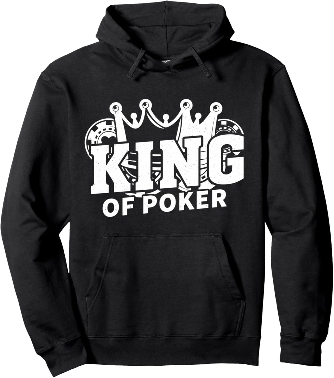 King Of Poker-Design für Männer Pullover Hoodie