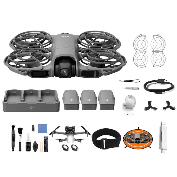 DJI Neo 2 Fly More Combo (nur Drohne), 4K-Drohne für Einsteiger, Start und Landung auf der Handfläch