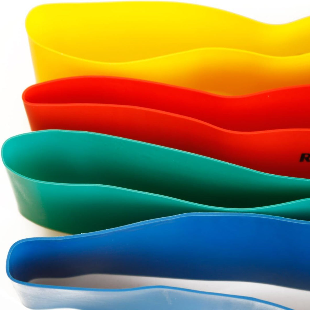 FTM Dittmann® Rubberband XL in Grün (mittel), inkl Übungsflyer, für Muskelaufbau, Krafttraining und