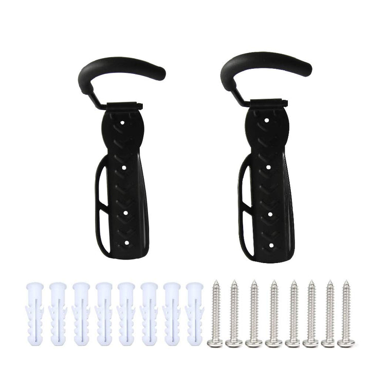 RASENFREUND® 2 Stück Fahrradhalter Wandhalterung schwarz Fahrradhalterung für 2 Fahrräder Wandhalter