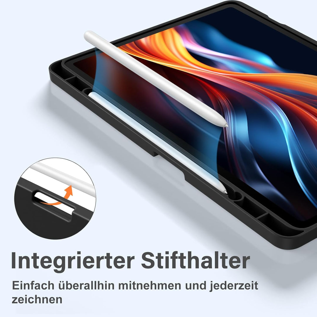 Vobafe Tastatur Hülle für Samsung Galaxy Tab S10 Lite/S10 FE/S9 FE 10.9 Zoll/Tab S9 11 Zoll, 7-Farbe