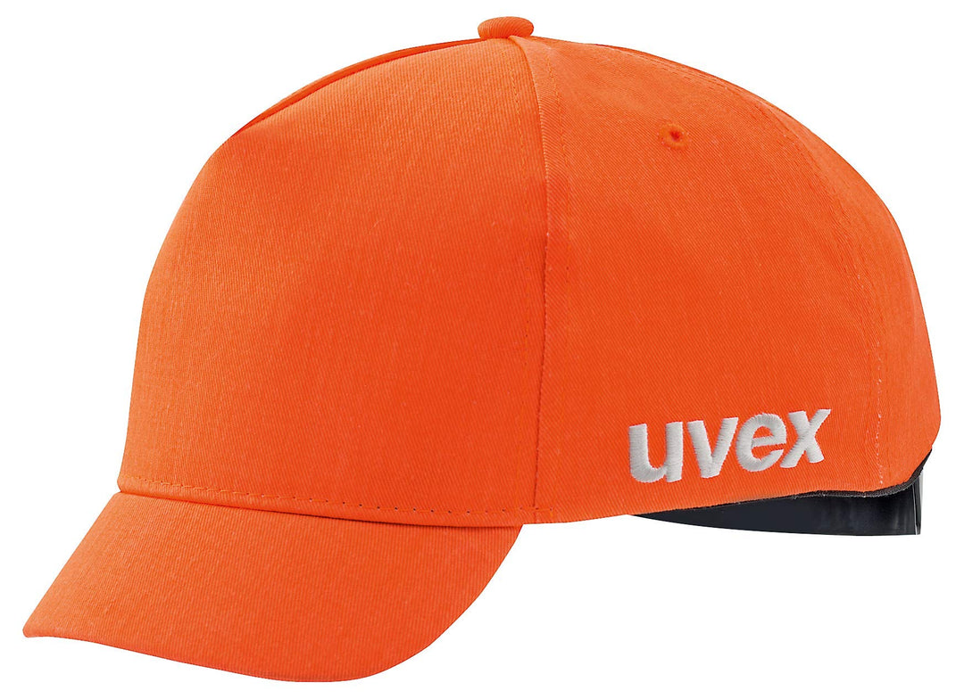 Uvex U-Cap Sport Hi-Viz Anstosskappe - Kurzer Schirm - Warnorange - 60-63 cm 55-59 Leuchtorange, 55-