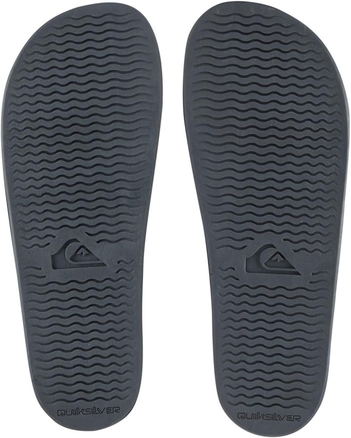 Quiksilver Herren Rivi Double ADJ Sandale, Black Grey Black