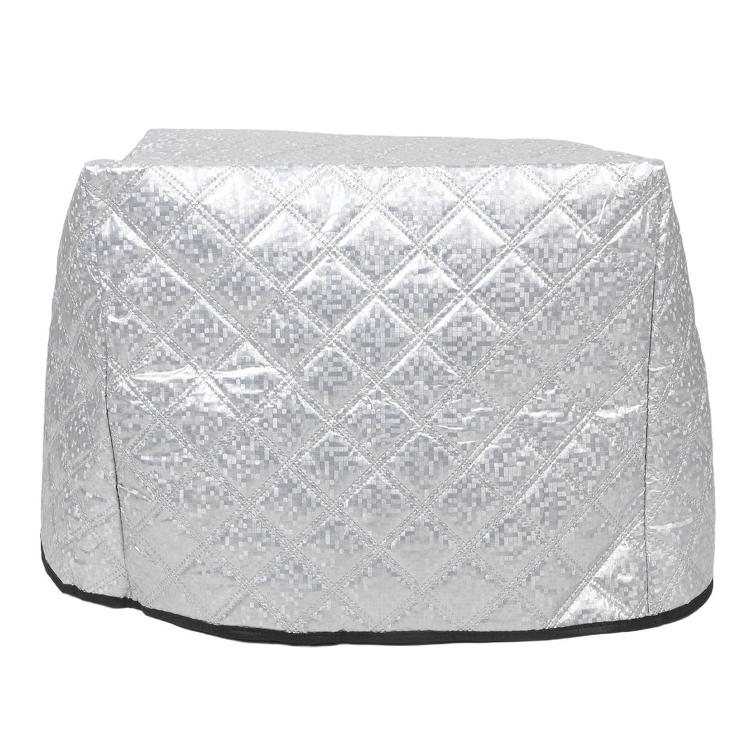 Cabilock Gewerbliche Eiscreme Gefrierabdeckung mit Stufenform, Silber