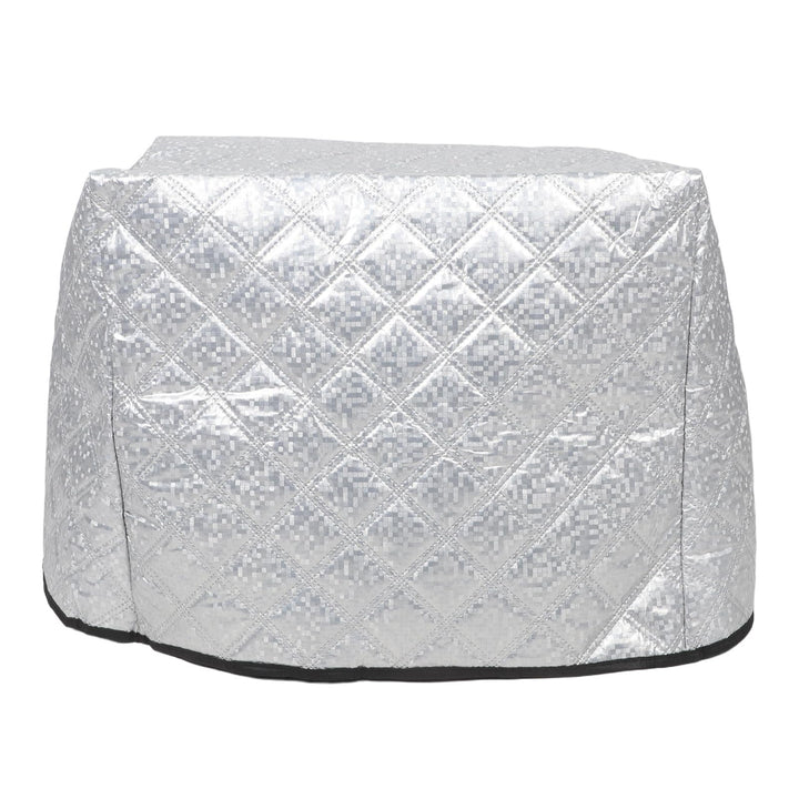 Cabilock Gewerbliche Eiscreme Gefrierabdeckung mit Stufenform, Silber