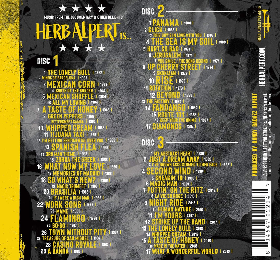Herb Albert Is, Audio-CD