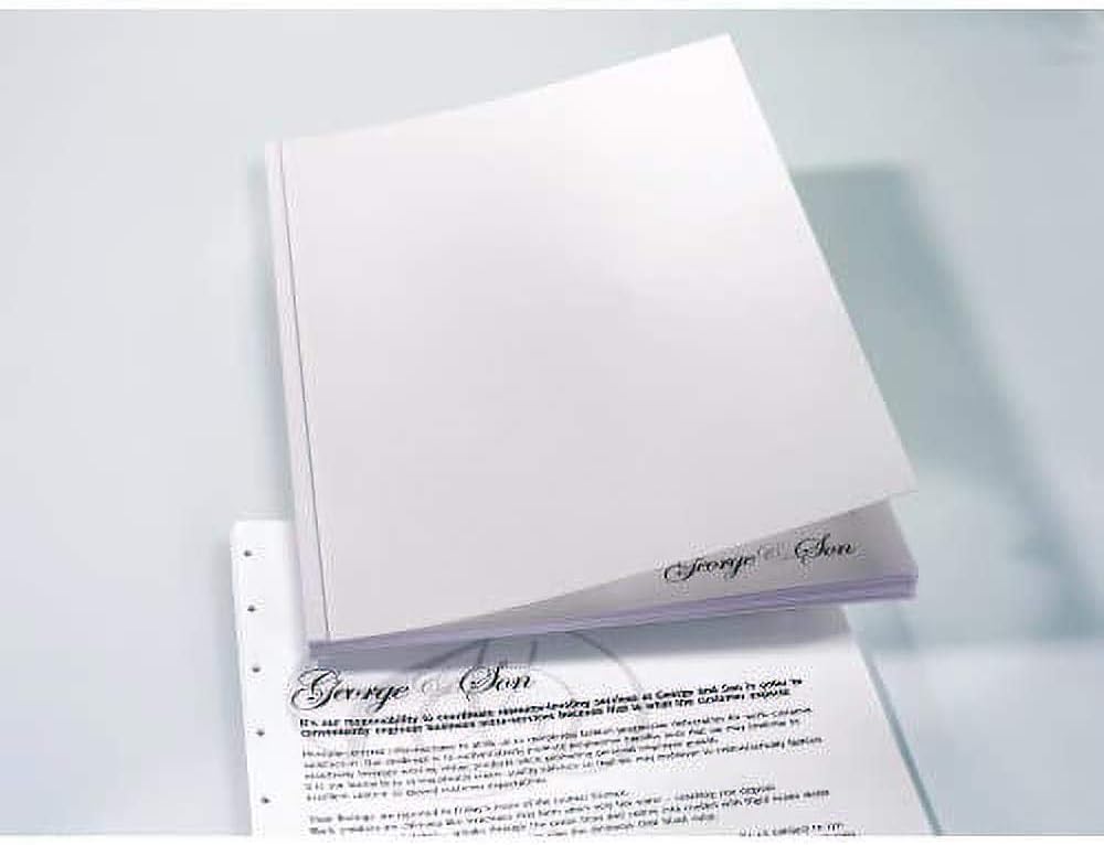 GBC CE030010 Einbanddeckel für Bindegerät, ReGency, Karton, 325 g/qm, 100 Stück, schwarz, schwarz