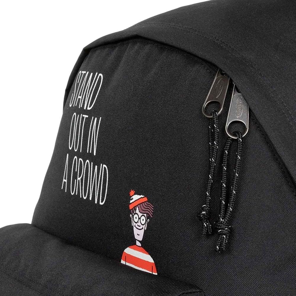 EASTPAK Rucksack Where's Wally x Padded Pak'r Farbe Wally Silk Black, Wally Silk Black, M