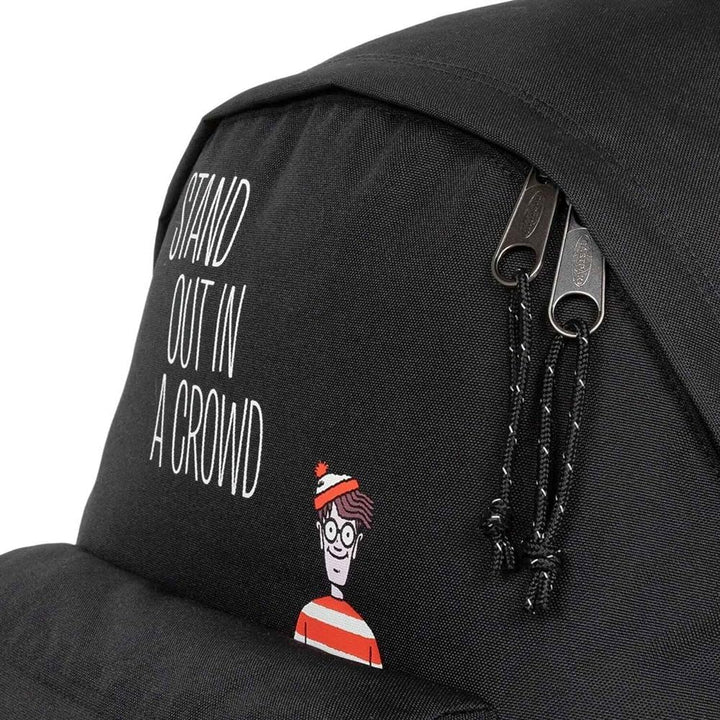 EASTPAK Rucksack Where's Wally x Padded Pak'r Farbe Wally Silk Black, Wally Silk Black, M