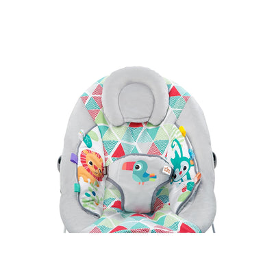 Bright Starts vibrierende Babywippe, Toucan Tango mit 7 Melodien, automatischer Abschaltfunktion, 3