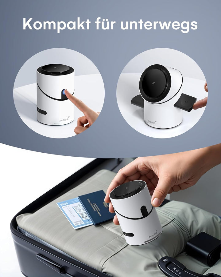 ZEEHOO 3 in 1 Ladestation für Apple Magsafe Ladegerät, 15 W QI 2 Ladestation Wireless Charger für iP