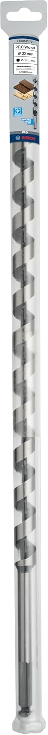 Bosch Professional Holzschlangenbohrer mit 1/4"-Sechskantschaft (Ø 20 mm) Durchmesser: 20/Gesamtläng