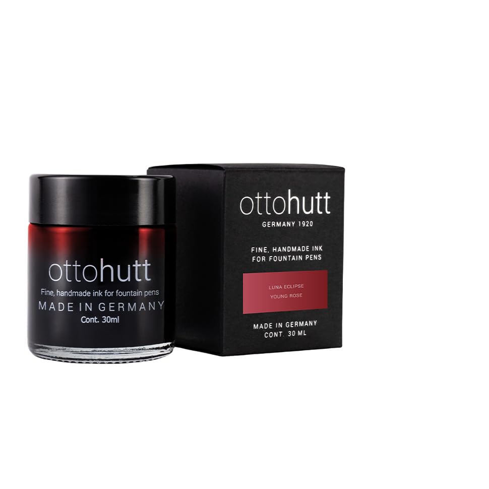 Otto Hutt Tinten Fass in der Farbe Rot, erhältlich in stilvollen Designgläsern mit einem Inhalt von