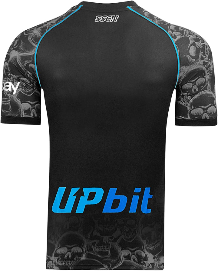 SSC NAPOLI Unisex Maglia Halloween T-Shirt (1er Pack) M Schwarz, M Schwarz
