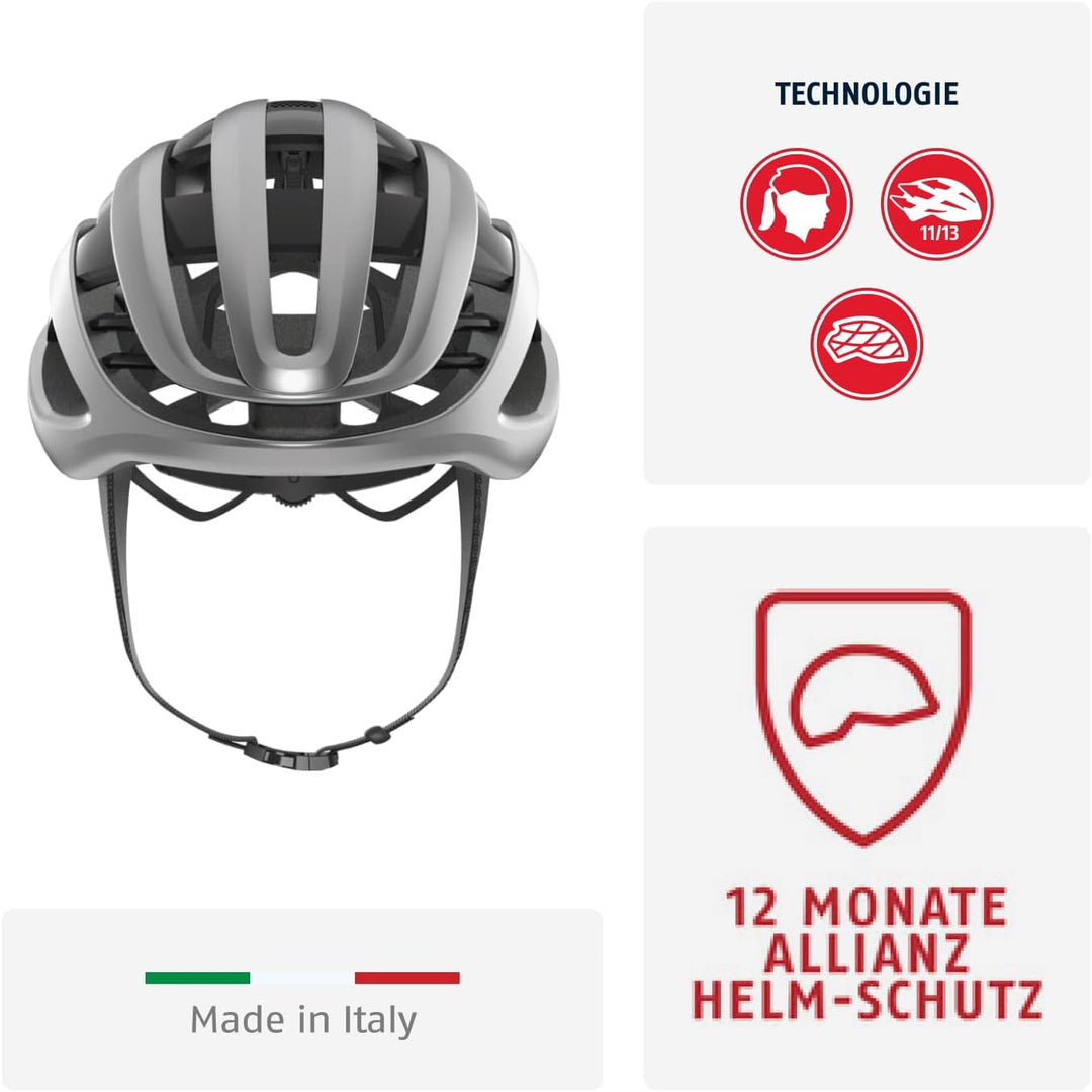 ABUS Rennradhelm AirBreaker - High-End Fahrradhelm für den professionellen Radsport - für Jugendlich