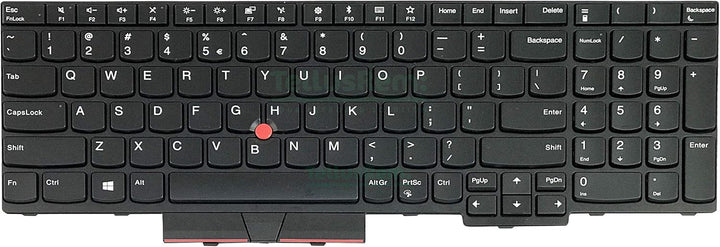 TellusRem ersatztastatur US Nicht Hintergrundbeleuchtung für Lenovo Thinkpad T570 T580 P51s P52s Non