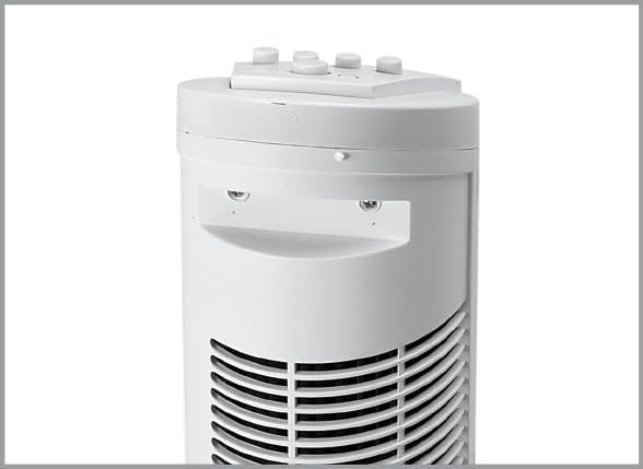 Trisa Turmventilator mit Kühlung - 60° Oszillation, 3 Stufen, Leise Betrieb, Starker Luftstrom, Kipp