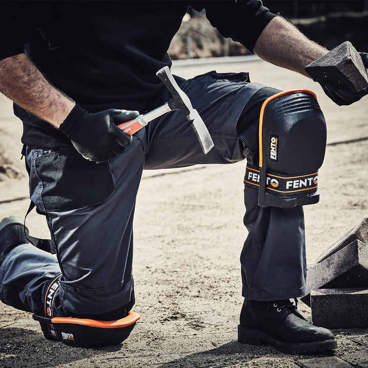 FENTO ORIGINAL - Knieschoner Arbeiten für Profis im Baugewerbe, Boden- und Fliesenleger, Garten- und