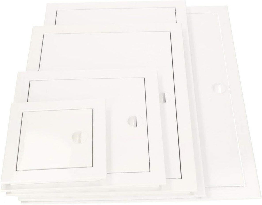 KOTARBAU Revisionstür 40 x 50 cm Alle Grössen Kunstoff ABS Inspektionstür Weiss Wartungsklappe Schna