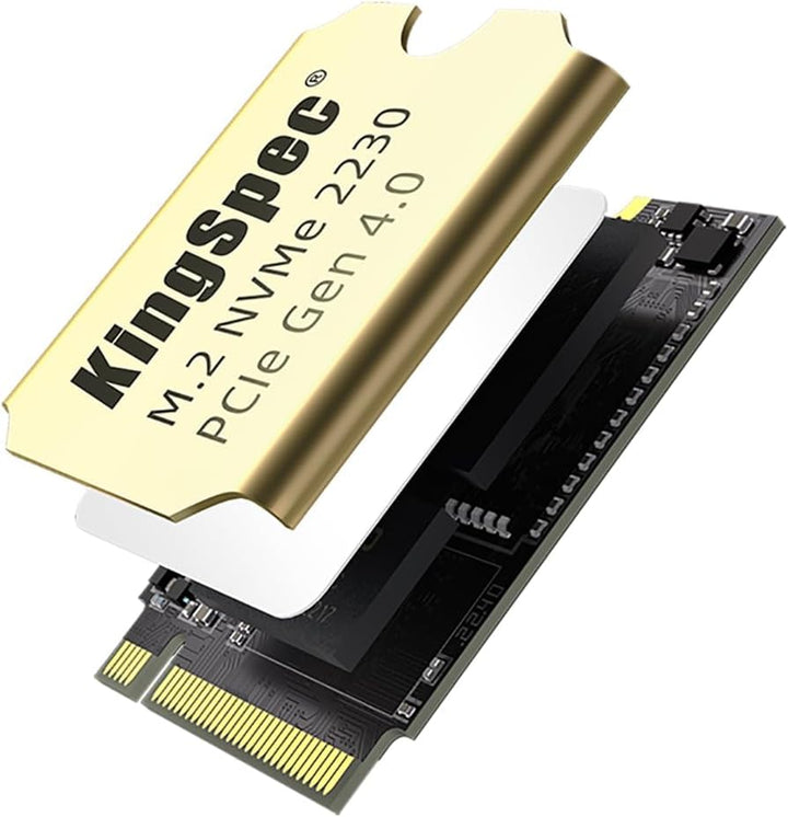 KingSpec XF-2230 2TB SSD M.2 2230 PCIe 4.0, NVMe SSD Gen 4x4 mit Wärmesenke, bis zu 5000MB/s Interne